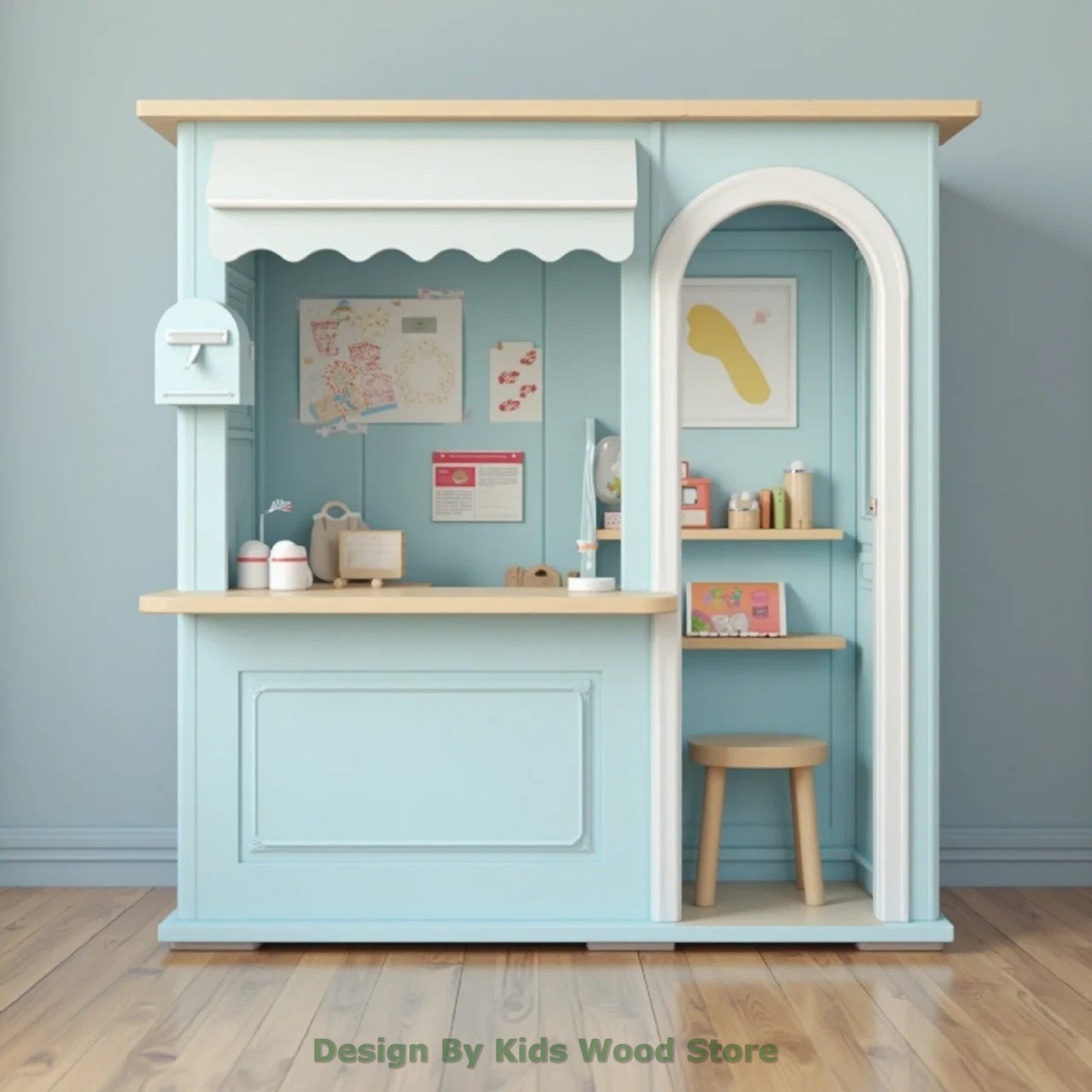 Ciudades de juego de madera personalizables, educativas, para interiores y exteriores, para niños: diseños que estimulan la imaginación para guarderías, cafeterías y casitas de juego.