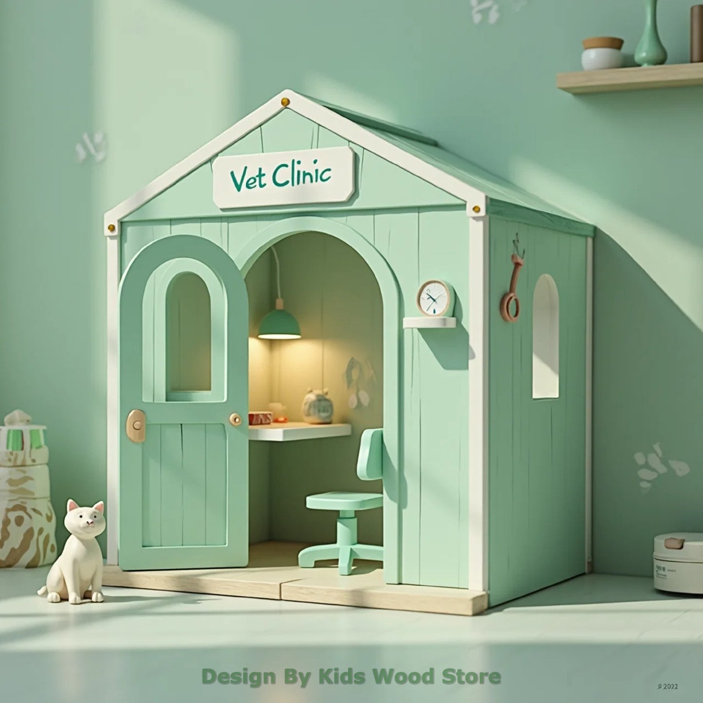 Ciudades de juego de madera personalizables, educativas, para interiores y exteriores, para niños: diseños que estimulan la imaginación para guarderías, cafeterías y casitas de juego.