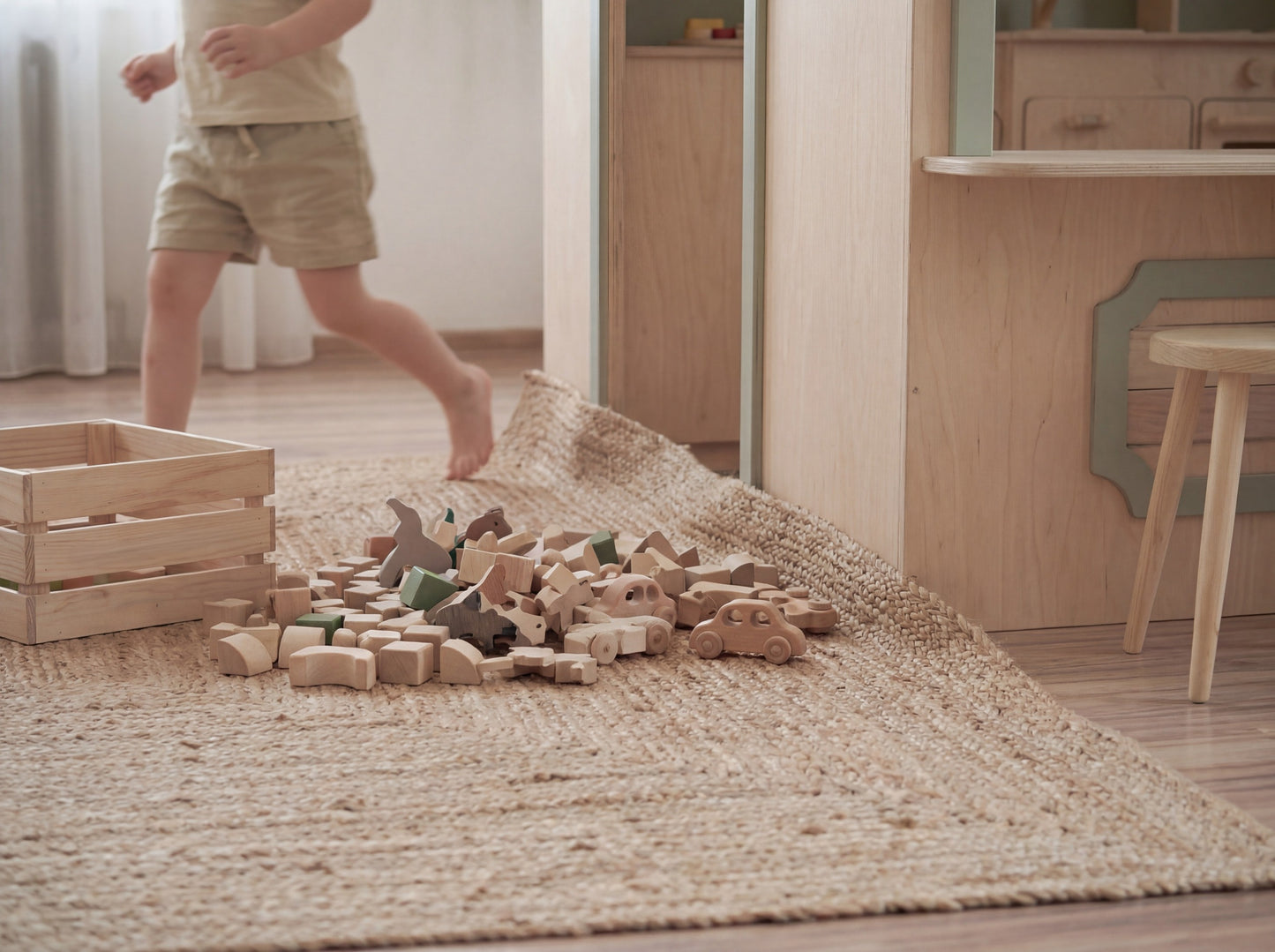 Luxury Wooden Play Town Set – Café & Grocery Store with Two-Story Adventure Structure