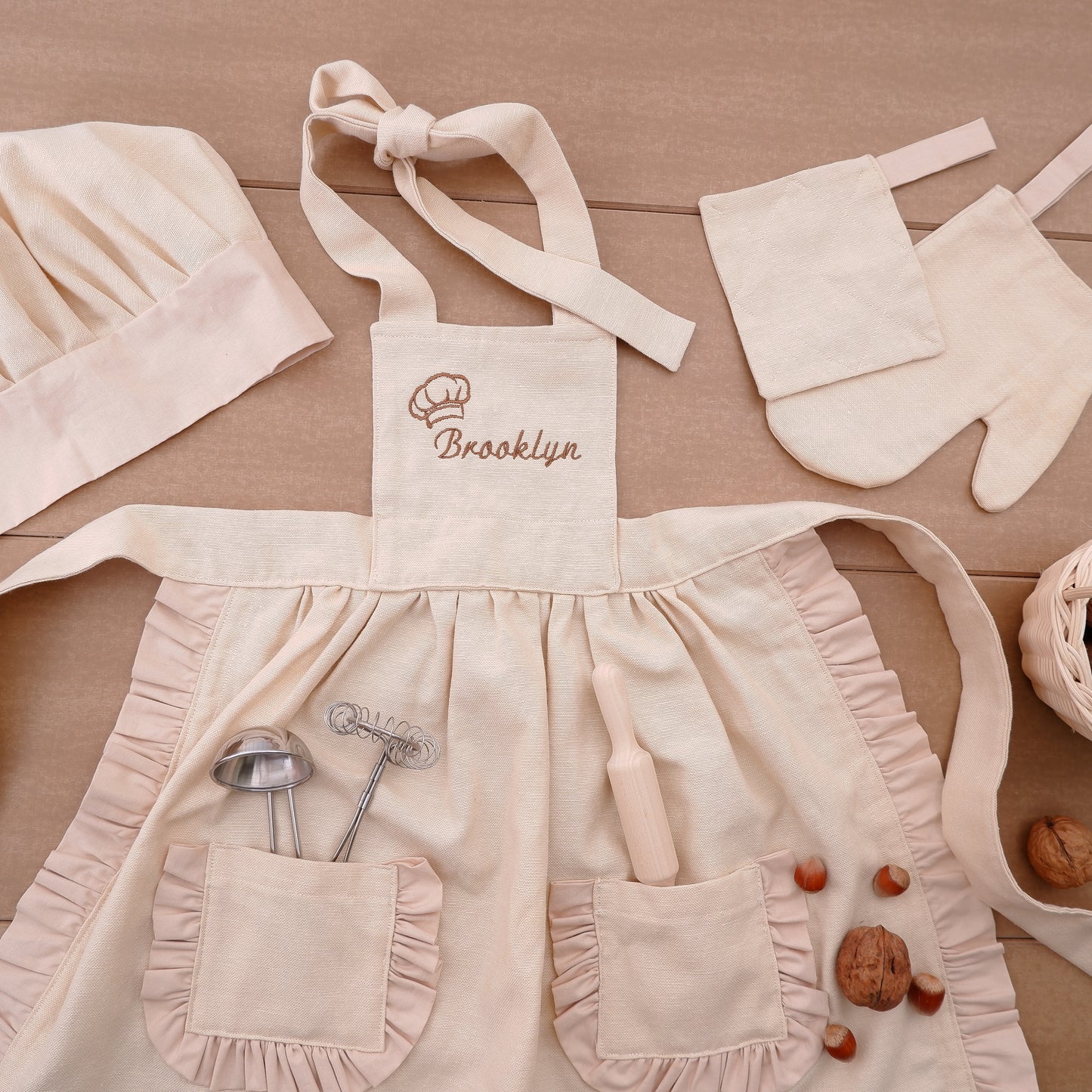 Cocina de juguete de madera personalizable