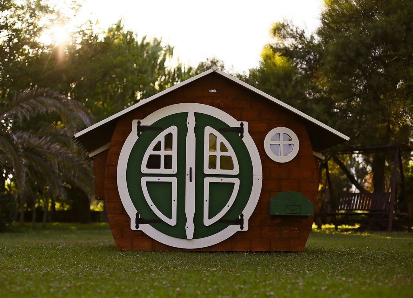 Hobbit Wooden Playhouse — Premium Handcrafted Outdoor Playhouse | Budget Friendly