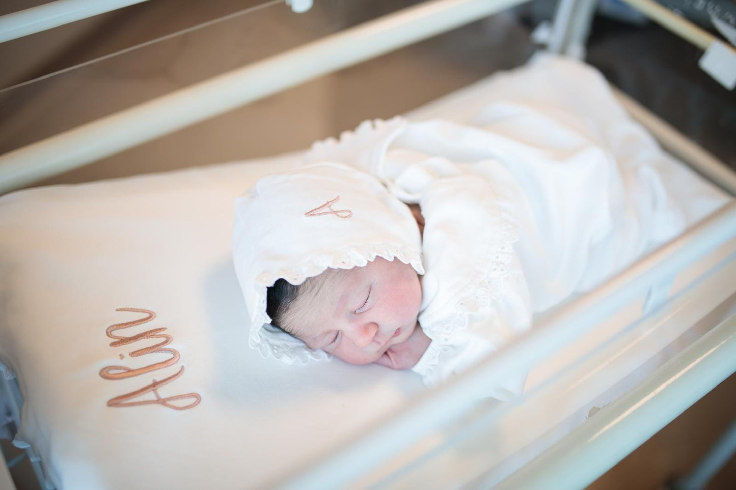 Personalized Coming Home Outfit, Customized Baby Girl Hospital Outfit, Newborn Girl Coming Home Outfit, Personalized Gift for Newborn