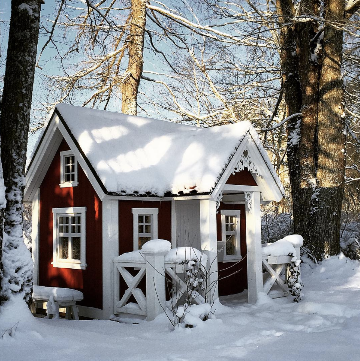 Casita de juegos de madera para niños al aire libre | Fácil montaje