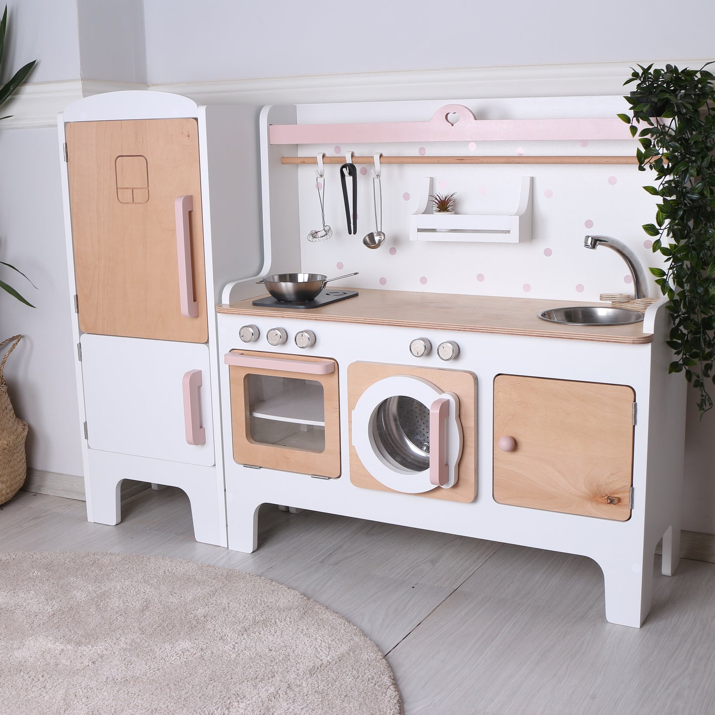 Cocina de juguete de madera personalizable