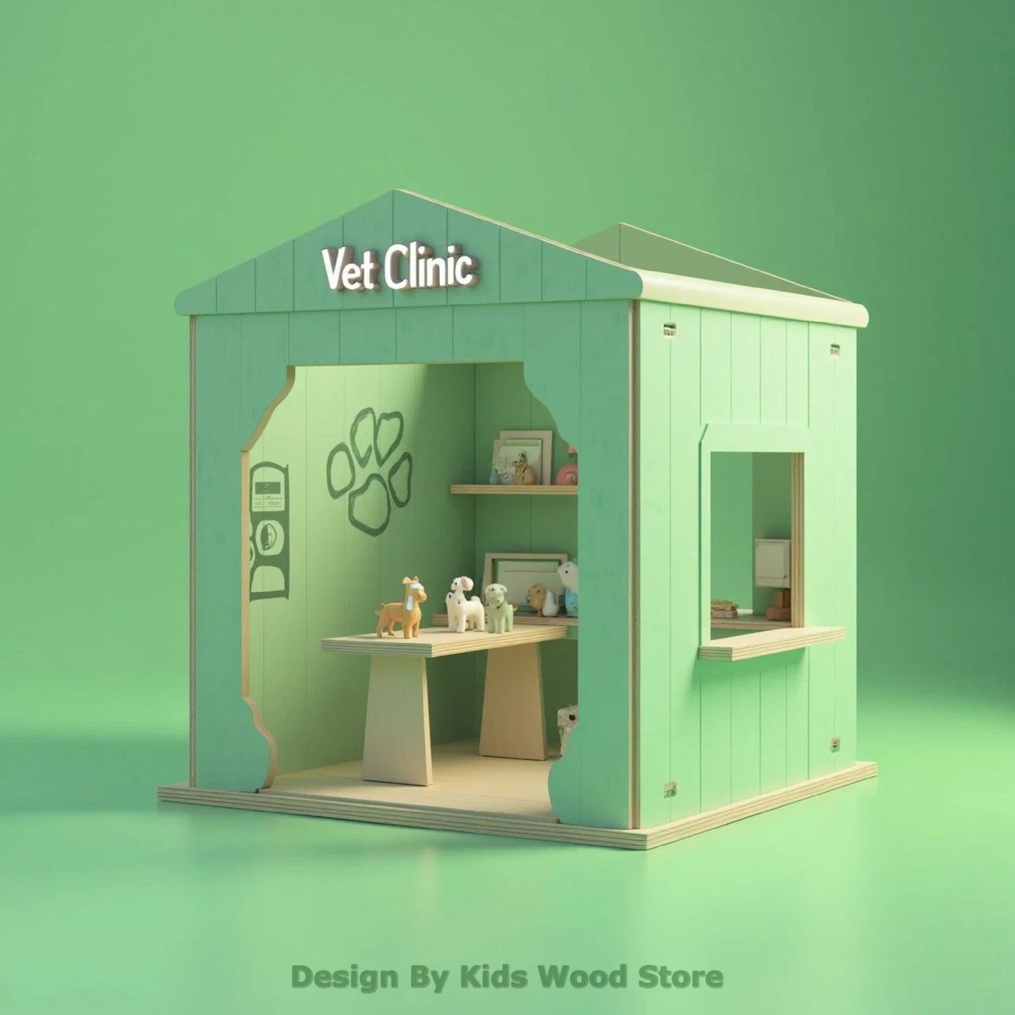 Customizable Educational Indoor and Outdoor Wooden Play Towns for Kids – Imagination-Boosting Designs for Daycares, Play Cafes and Playhouses