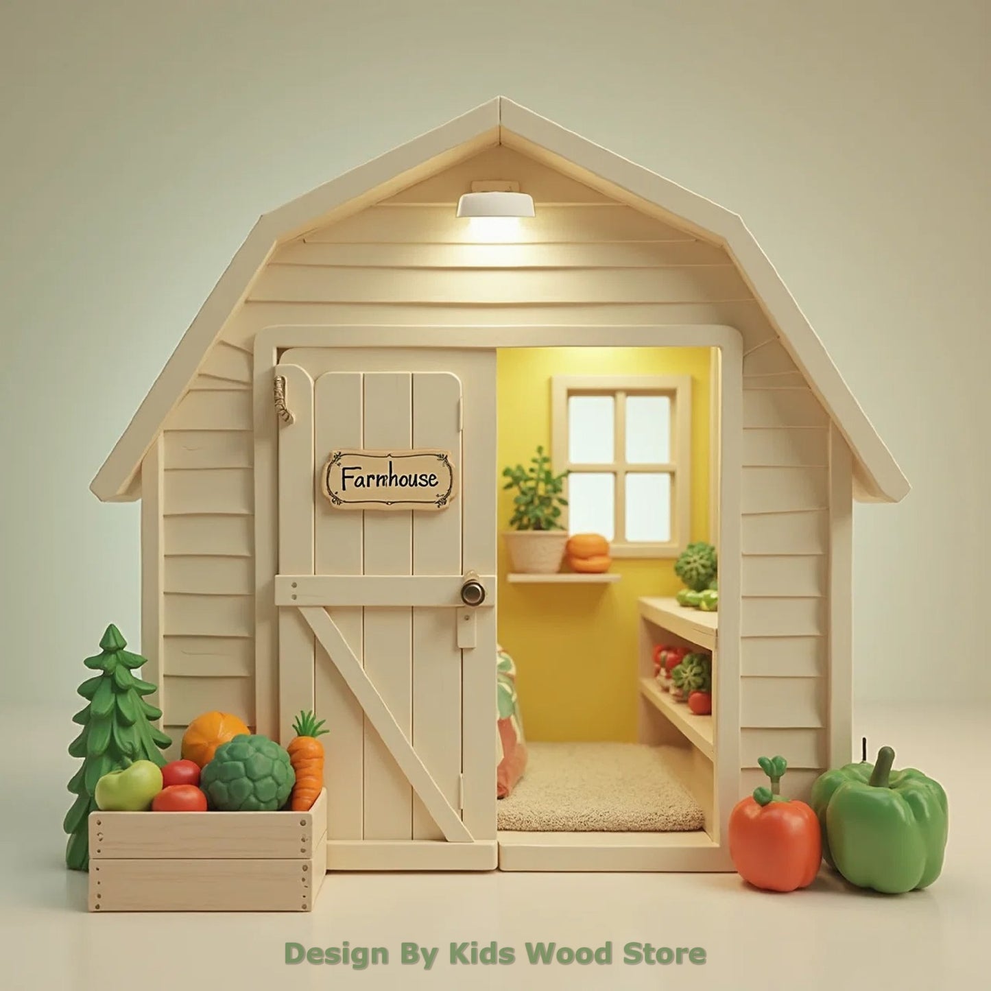 Customizable Educational Indoor and Outdoor Wooden Play Towns for Kids – Imagination-Boosting Designs for Daycares, Play Cafes and Playhouses