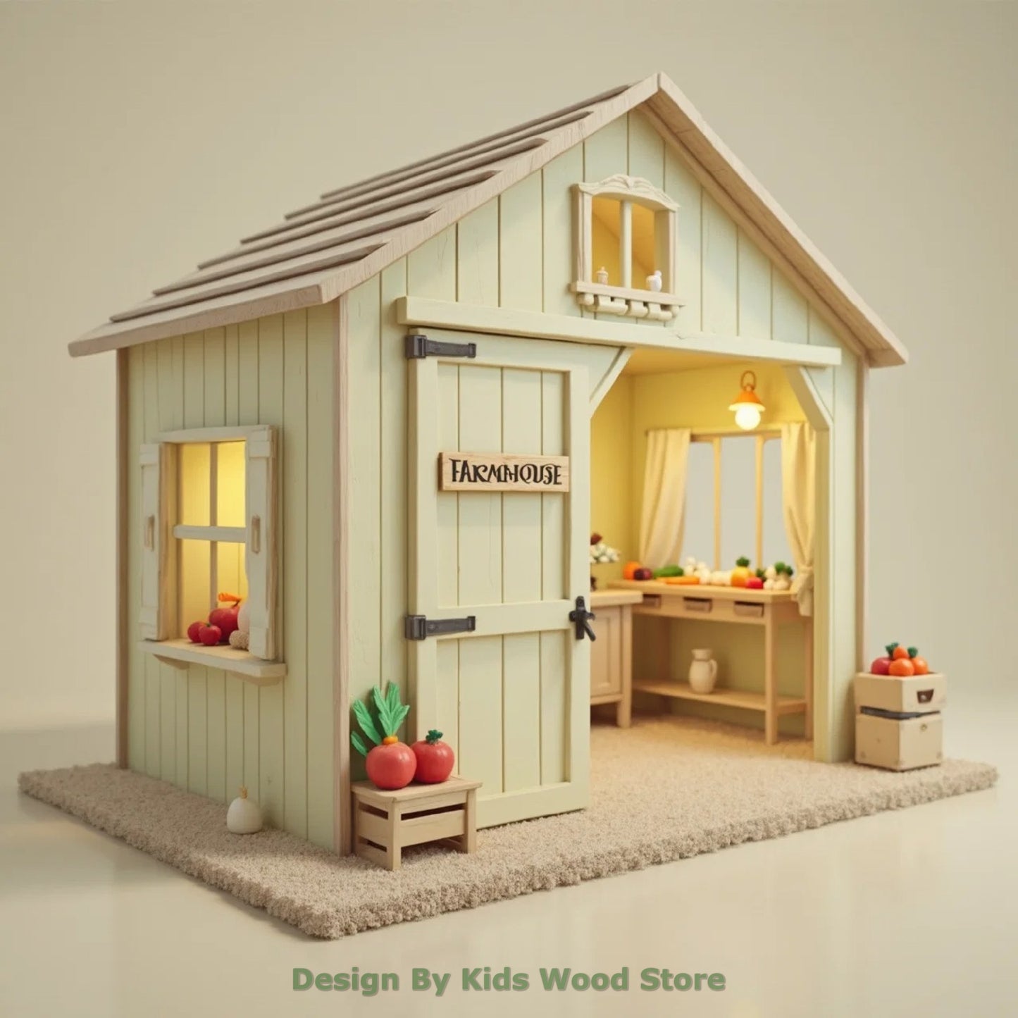 Customizable Educational Indoor and Outdoor Wooden Play Towns for Kids – Imagination-Boosting Designs for Daycares, Play Cafes and Playhouses