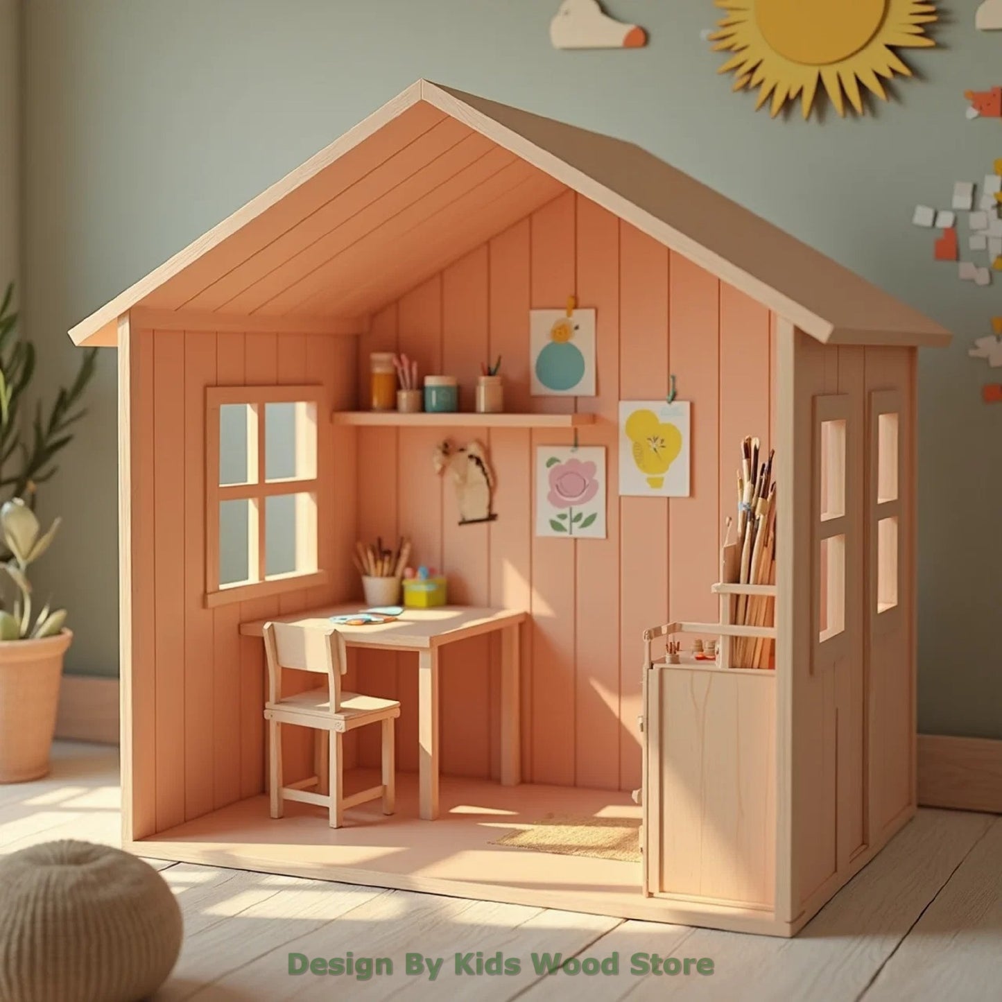 Customizable Educational Indoor and Outdoor Wooden Play Towns for Kids – Imagination-Boosting Designs for Daycares, Play Cafes and Playhouses