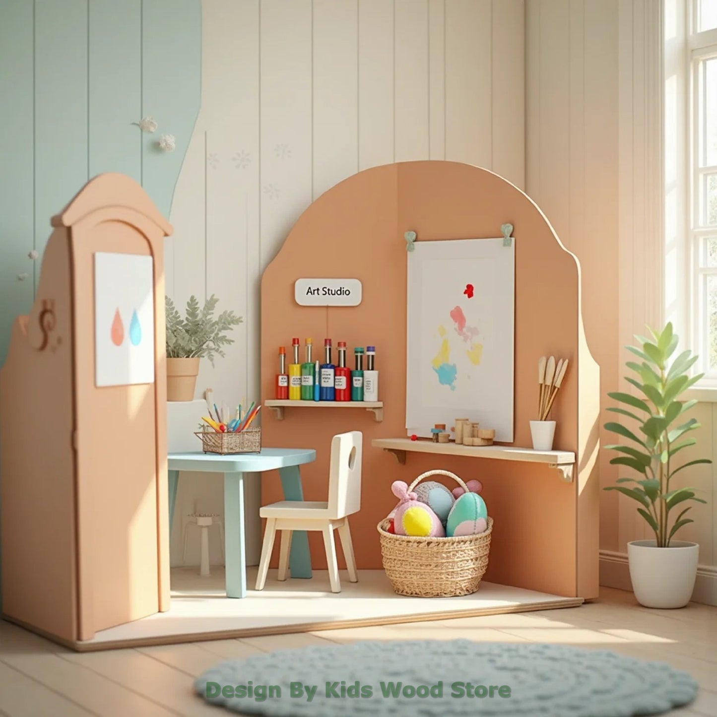 Customizable Educational Indoor and Outdoor Wooden Play Towns for Kids – Imagination-Boosting Designs for Daycares, Play Cafes and Playhouses