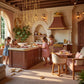 Italian Villa-Inspired Children's Kitchens for High-End Mansions and Cafes