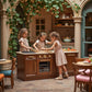 Italian Villa-Inspired Children's Kitchens for High-End Mansions and Cafes