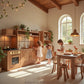 Italian Villa-Inspired Children's Kitchens for High-End Mansions and Cafes