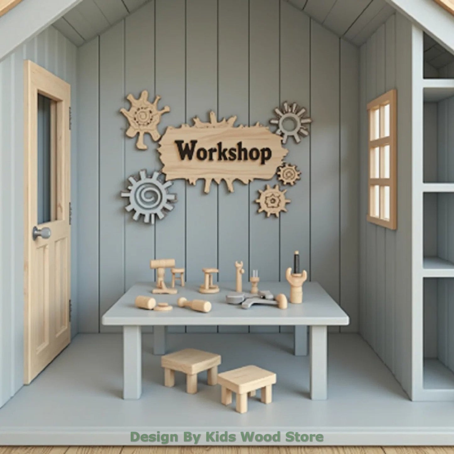 Customizable Educational Indoor and Outdoor Wooden Play Towns for Kids – Imagination-Boosting Designs for Daycares, Play Cafes and Playhouses