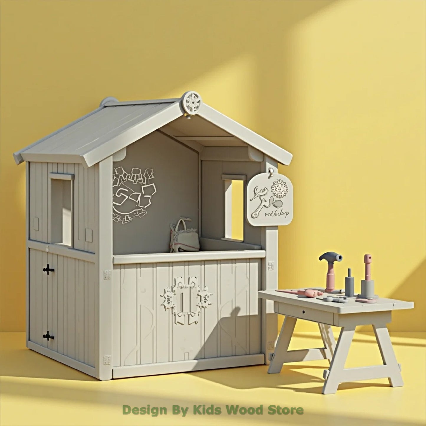 Customizable Educational Indoor and Outdoor Wooden Play Towns for Kids – Imagination-Boosting Designs for Daycares, Play Cafes and Playhouses