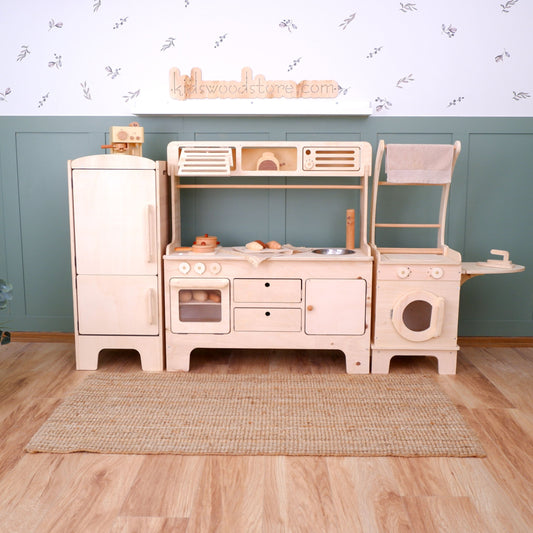 Wooden Play Kitchen for  Anna Kampman - Speical Order