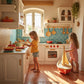 Mediterranean-Inspired Children's Kitchens for High-End Mansions and Cafes | Privileged...