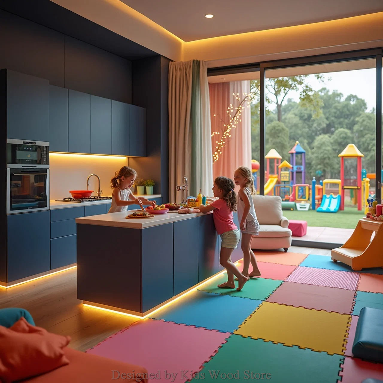 Ultra-Modern Children's Kitchens for High-End Mansions and Cafes | Privileged...