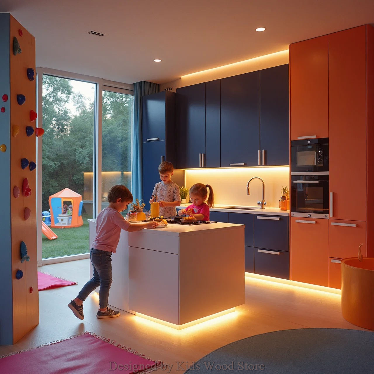 Ultra-Modern Children's Kitchens for High-End Mansions and Cafes | Privileged...