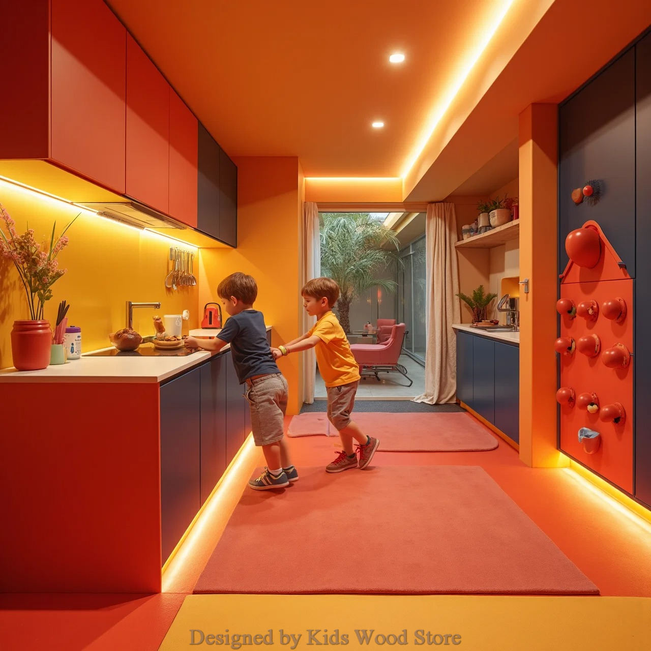 Ultra-Modern Children's Kitchens for High-End Mansions and Cafes | Privileged...