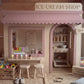 Wooden Kids Pretend Playhouse | Custom Indoor Role Play Ice Cream Shop Playhouse for Home & Commercial Use