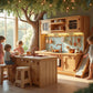 Rustic Children's Kitchens for Cozy, Nature-Themed Playrooms | Privileged...