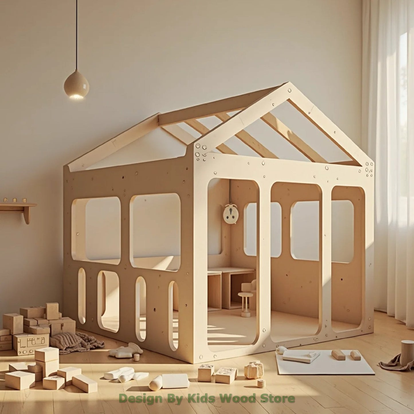 Customizable Educational Indoor and Outdoor Wooden Play Towns for Kids – Imagination-Boosting Designs for Daycares, Play Cafes and Playhouses