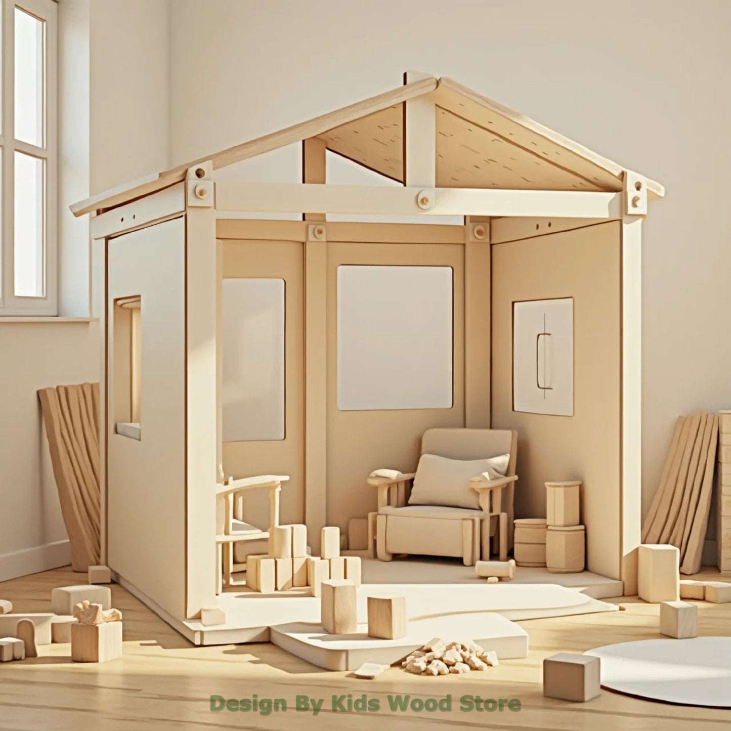 Customizable Educational Indoor and Outdoor Wooden Play Towns for Kids – Imagination-Boosting Designs for Daycares, Play Cafes and Playhouses