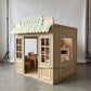 Wooden Bakery Playhouse + Furnitures for Kids | Personalized 20+ Themes | All-Inclusive Turnkey Project