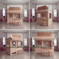 Wooden Barber Playhouse + Furnitures for Kids | Personalized 25+ Themes | All-Inclusive Turnkey Project