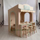 Wooden Cafe Playhouse + Furnitures for Kids | Personalized 25+ Themes | All-Inclusive Turnkey Project