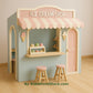 Casita de madera para heladería | Casita de juegos para niños para interior y exterior