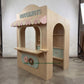 Wooden Doughnuts Playhouse + Furnitures for Kids | Personalized 25+ Themes | All-Inclusive Turnkey Project