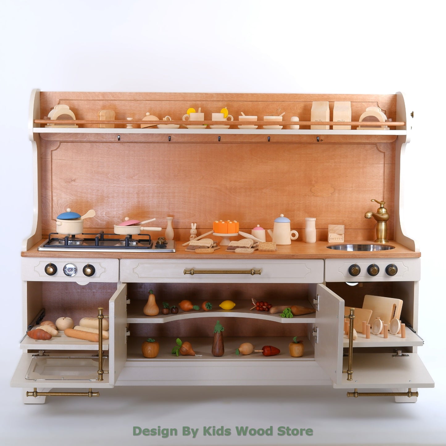 Pinnacle of Quality : Custom-Designed Wooden Play Kitchens