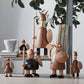 Originale Wikinger-Heimdekoration aus Holz mit Schnitzereien als kreatives Weihnachts- oder Geburtstagsgeschenk zur Inneneinrichtung von Wohnzimmerfiguren