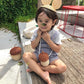 Rattan-Tannenzapfen-Picknickkorb, handgefertigt, gewebt, Aufbewahrungstasche, niedlicher tragbarer Rattankorb, Handtasche, Weidenkorb für Kinder, Foto-Requisiten 