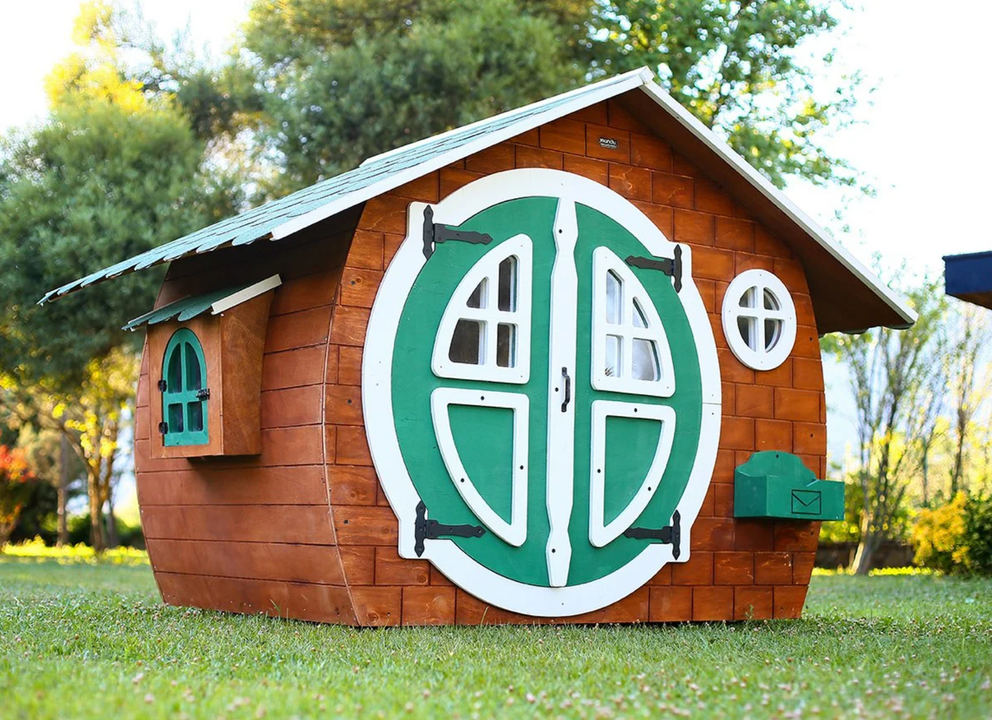 Hobbit Wooden Playhouse — Premium Handcrafted Outdoor Playhouse | Budget Friendly