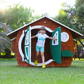 Hobbit Wooden Playhouse — Premium Handcrafted Outdoor Playhouse | Budget Friendly