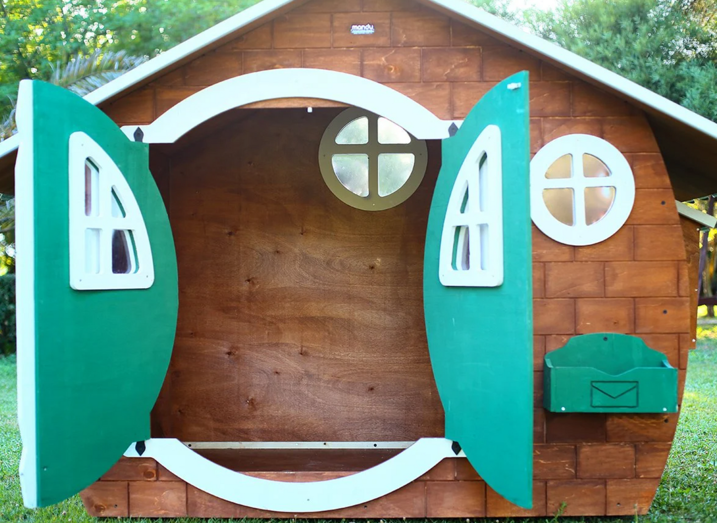 Hobbit Wooden Playhouse — Premium Handcrafted Outdoor Playhouse | Budget Friendly