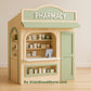 Casita de madera para consultorio médico | Casita de juegos personalizada para interior y exterior
