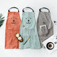 Cartoon Bear Kids Adult Aprons Woman kitchen apron BBQ Bib Baking Parent Child Painting Interest class Apron Home Cleaning Tools For Wooden Play Kitchen