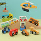 Ahşap demiryolu rayı pres döküm araba uçak oyuncak ahşap tren rayı oyuncaklar demiryolu simülasyon atalet araba eğitici çocuk oyuncağı 