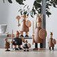 Originale Wikinger-Heimdekoration aus Holz mit Schnitzereien als kreatives Weihnachts- oder Geburtstagsgeschenk zur Inneneinrichtung von Wohnzimmerfiguren