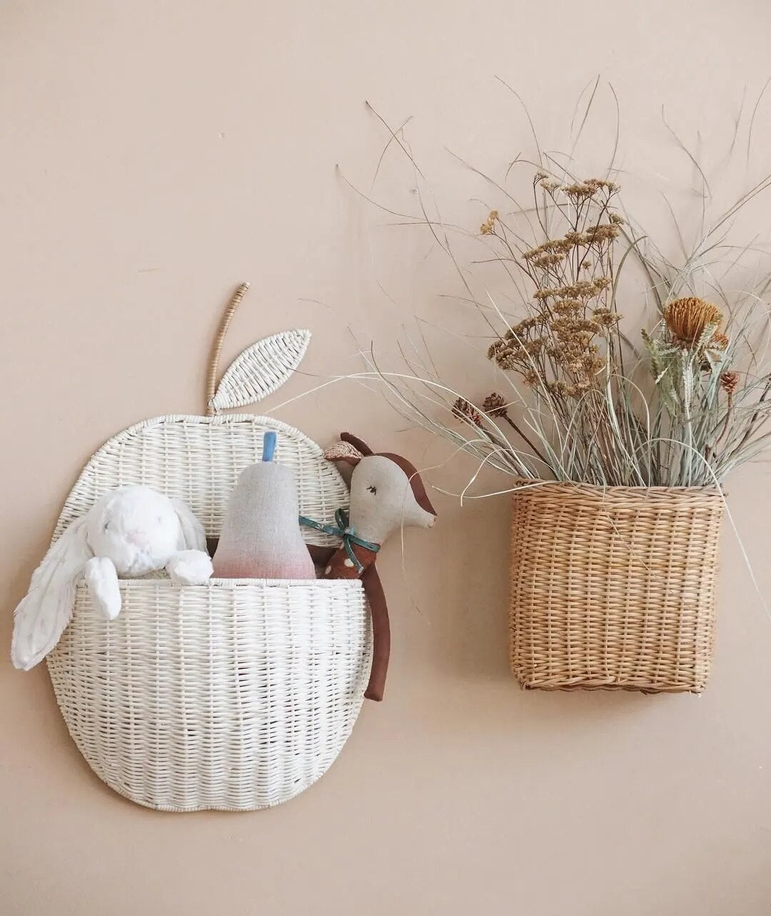 Decorative Woven Basket, Nursery Toy Storage Basket For Organizing