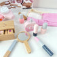 12-teiliges schönes Make-up-Set für Mädchen, Spielzeug, vorgeben, spielen, für Kinder, Salon, Make-up-Spielzeug, Simulation, Holzspielzeug für Mädchen, Dressing, Kosmetik 