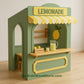 Lemonade Stand Wooden Playhouse | Indoor Outdoor Pretend Playhouse
