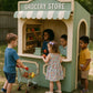 Grocery Store Wooden Playhouse | Indoor Outdoor Pretend Play for Kids