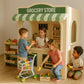 Grocery Store Wooden Playhouse | Indoor Outdoor Pretend Play for Kids
