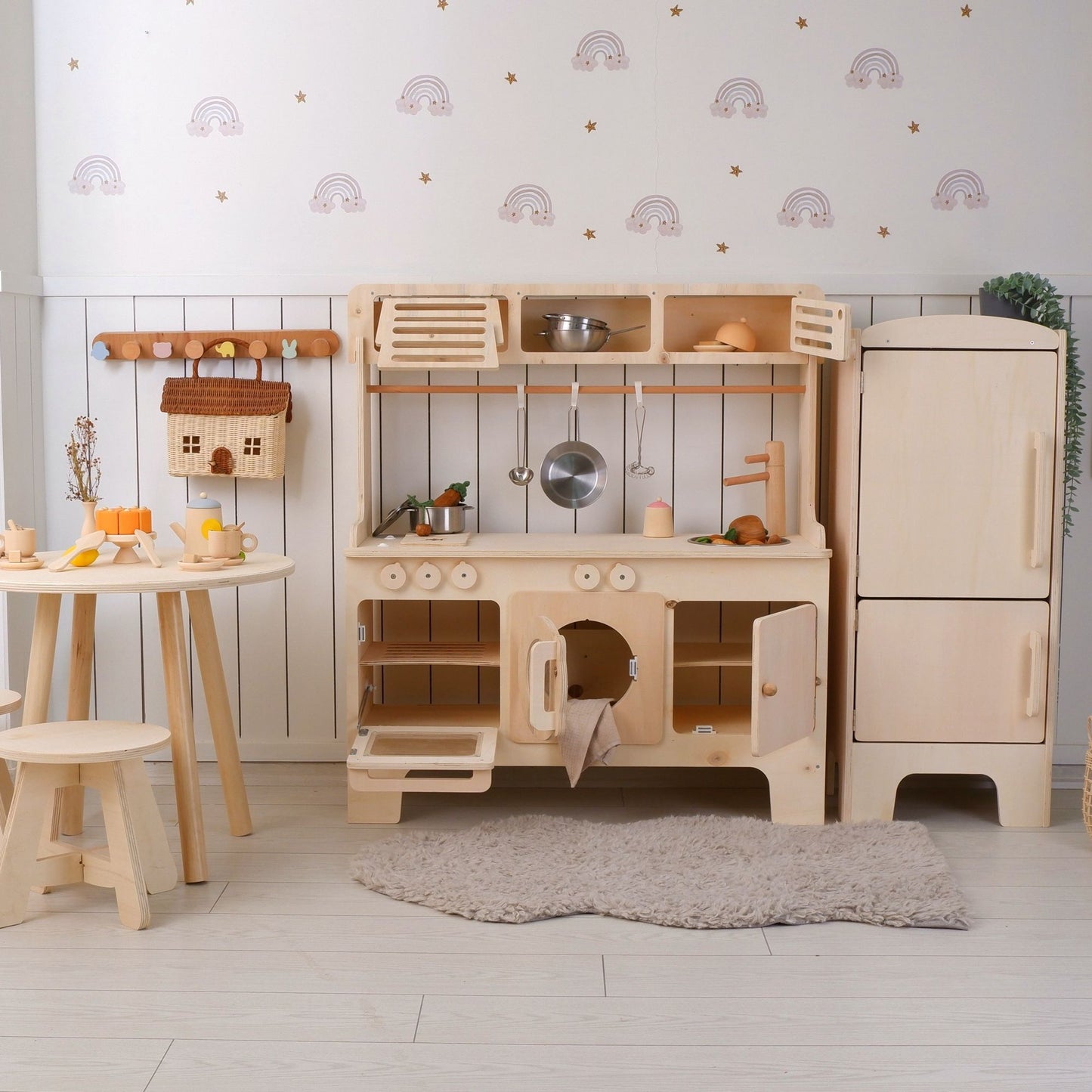 Spielküche aus Holz personalisierbar | Kostenloser Versand
