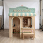 Wooden Police Station Playhouse + Furnitures for Kids | Personalized 25+ Themes | All-Inclusive Turnkey Project