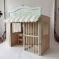 Wooden Police Station Playhouse + Furnitures for Kids | Personalized 20+ Themes | All-Inclusive Turnkey Project